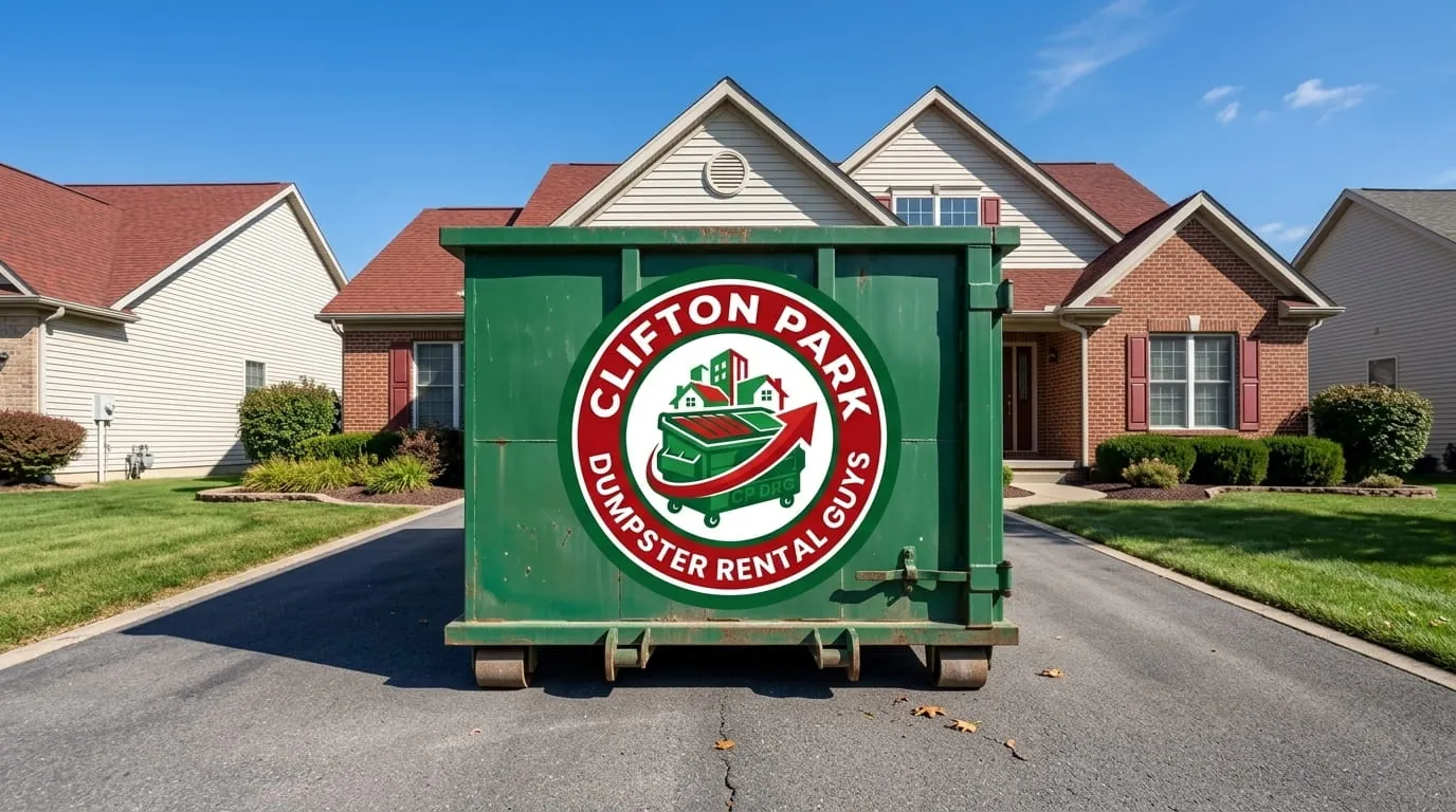 Aerial view of a Clifton Park NY neighborhood served by Clifton Park Dumpster Rental Guys